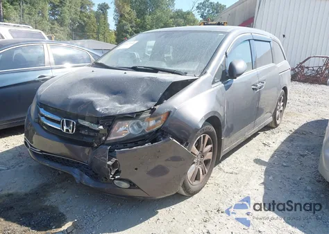 2015 Honda Odyssey Touring/Touring Elite z USA, uszkodzony, nr VIN 5FNRL5H91FB073046